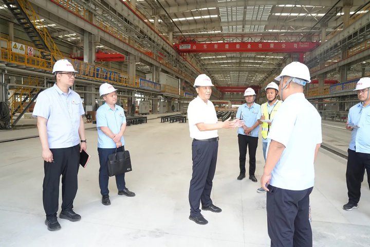 张广宇带队到新能船业调研指导工作